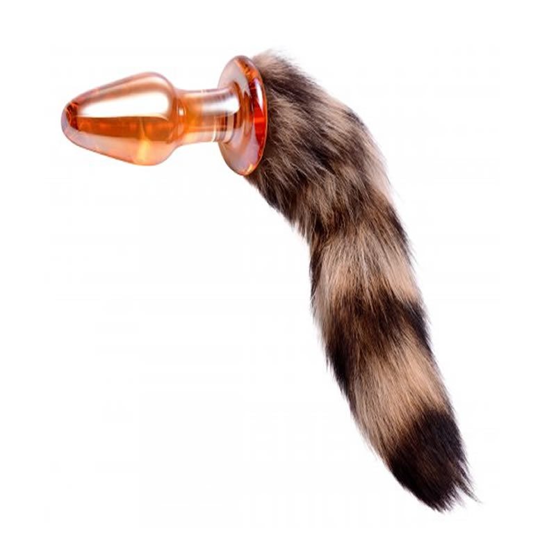 Fox Tail Glass Anal Plug